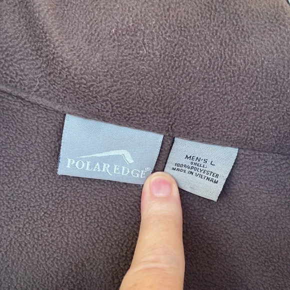 Polar Edge Two Tone Gray Waterproof Fleece Lined Hooded Full Zip Jacket - Picture 7 of 10